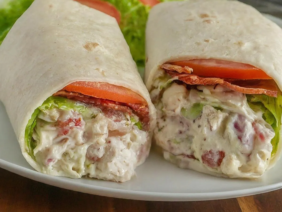 Chicken Salad BLT Wrap Chicken Salad BLT Wrap