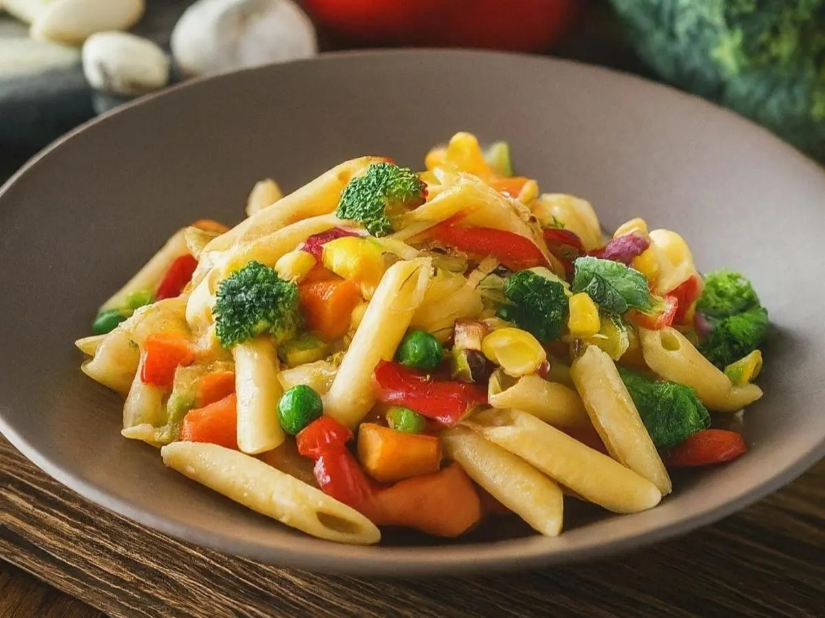 Vegan Garlic Pasta