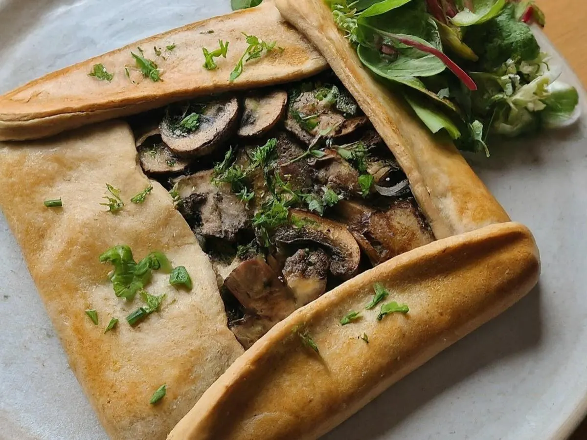 Vegan Mushroom Galette