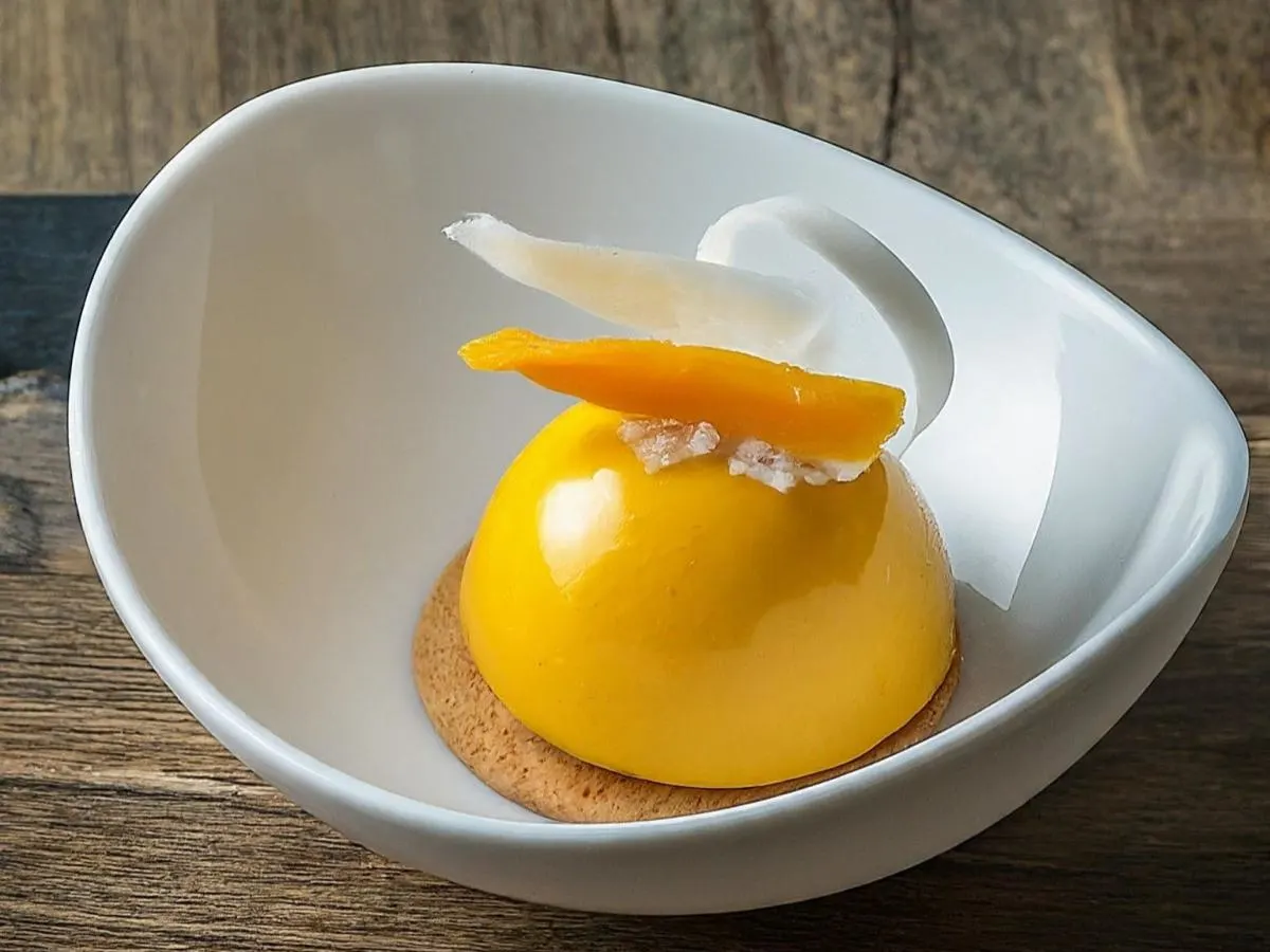 Mango Coconut Dacquoise