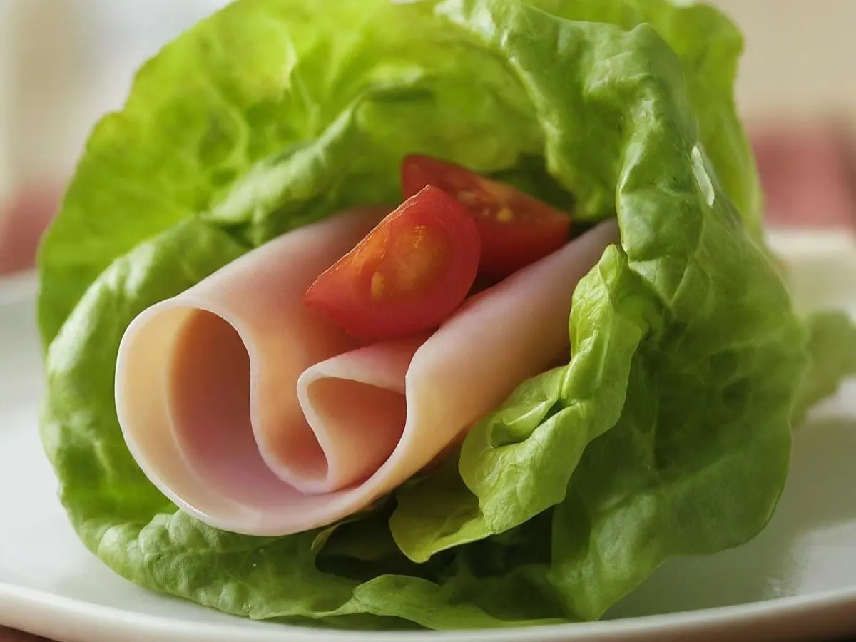 Dairy Free Ham Lettucewich (no cheese) Dairy Free Ham Lettucewich (no cheese)
