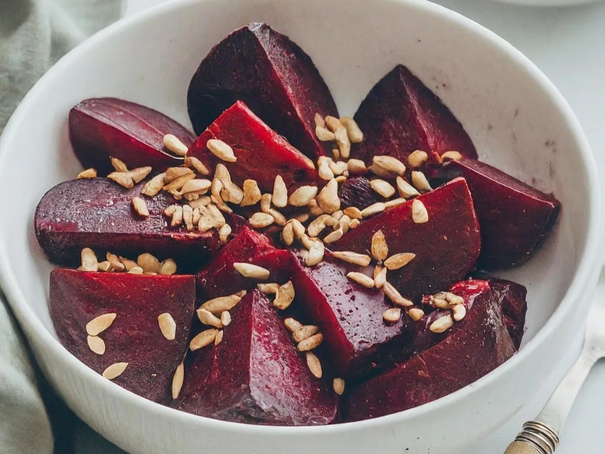 Roasted Beets, and Sunflower Seeds Salad