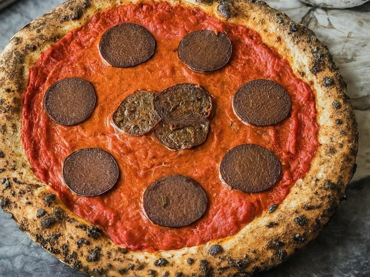Dairy-Free Medium Pepperoni Pizza (No Cheese)