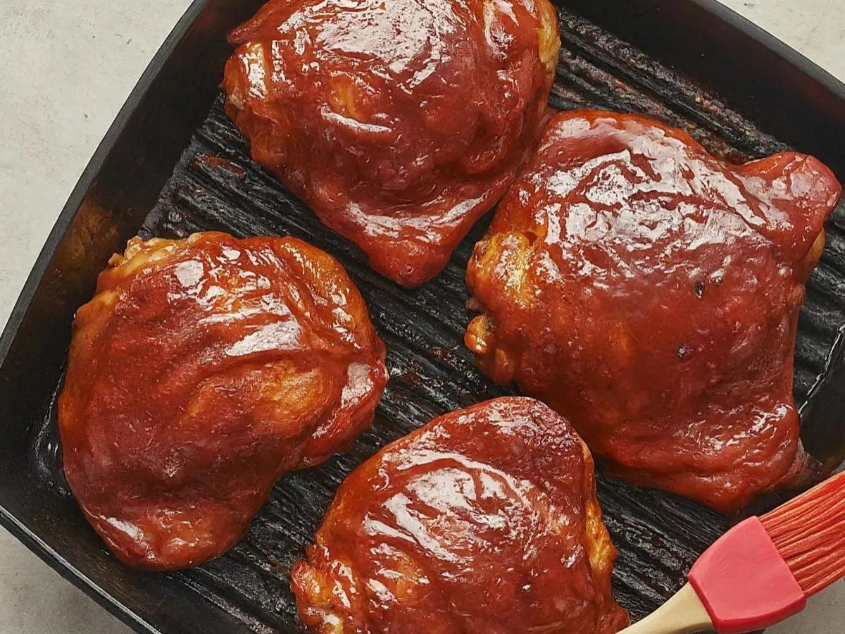 Smoked BBQ Chicken Thighs Smoked BBQ Chicken Thighs