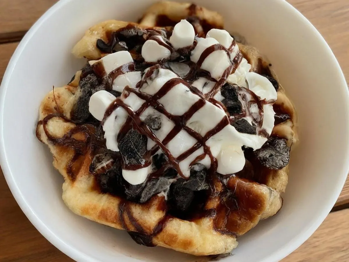 Croffle Choco, Oreo, & Marshmallow Croffle Choco, Oreo, & Marshmallow