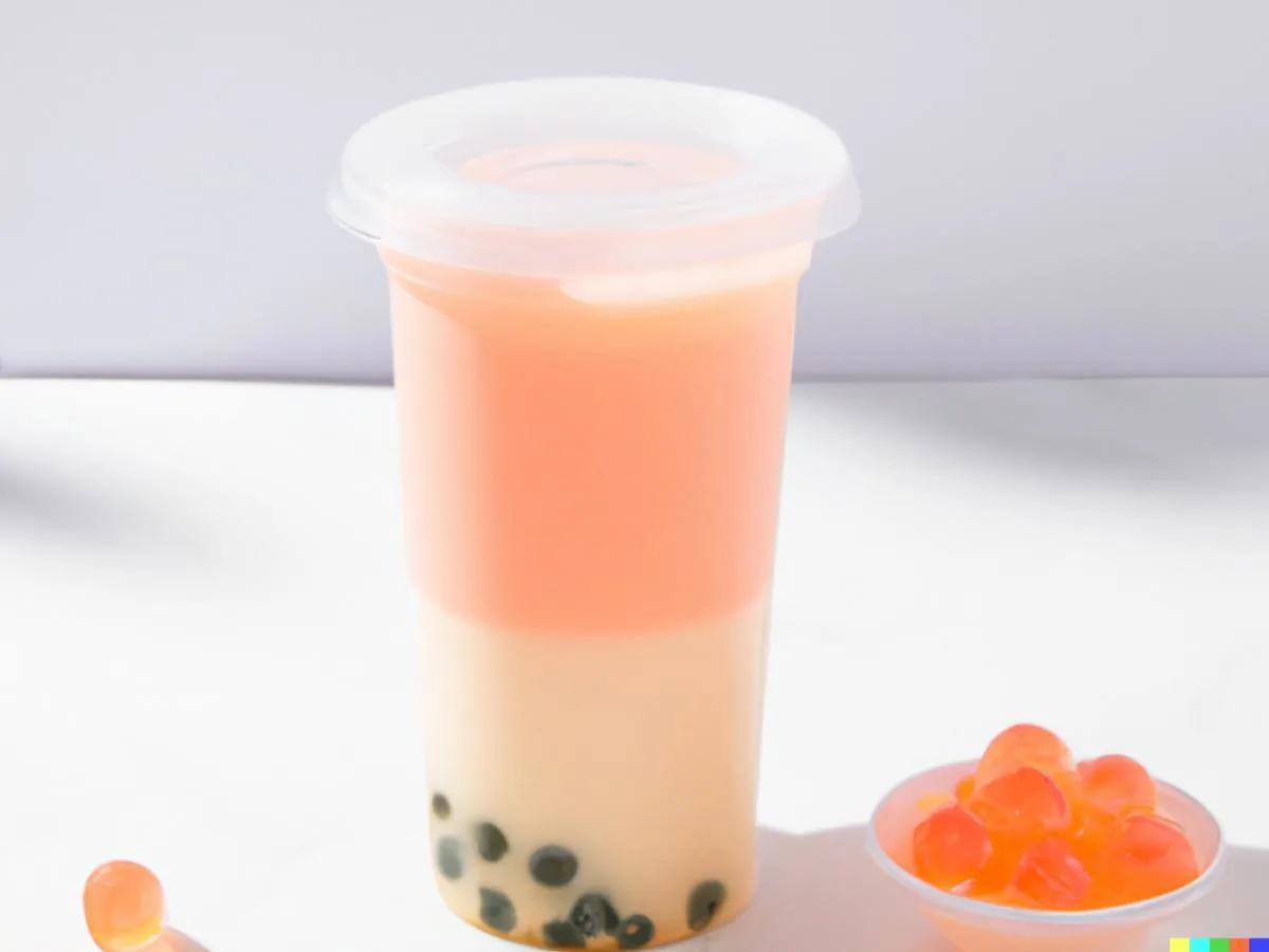 Grapefruit Yakult with Boba [Half Sweet]