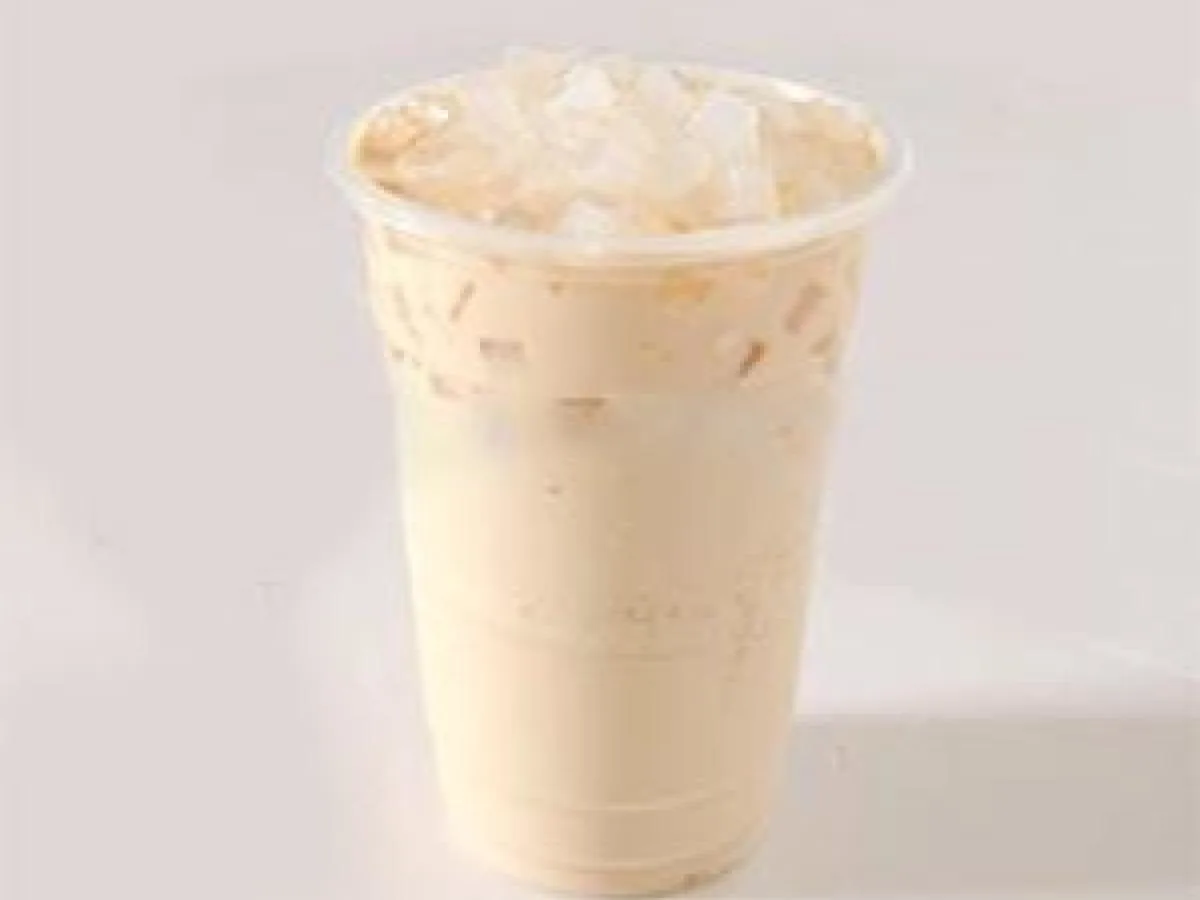 Coconut Milk Thai Tea with Lychee Jelly [25% Sweet]