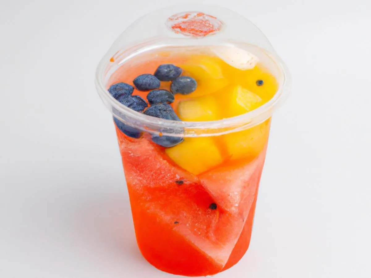 Oolong Super Fruit Tea with Mango Jelly [25% Sweet]