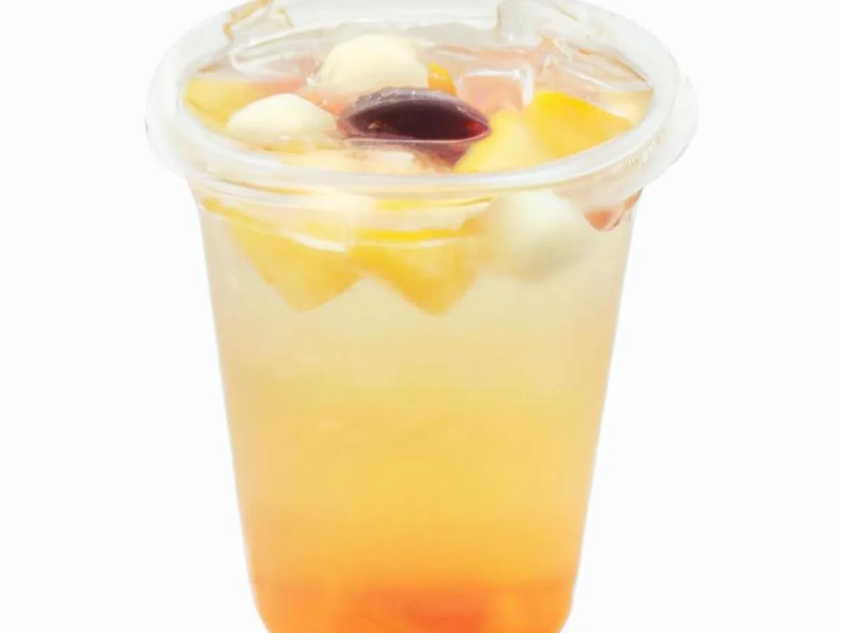 Jasmine Green Plg with Lychee Jelly [Half Sweet]