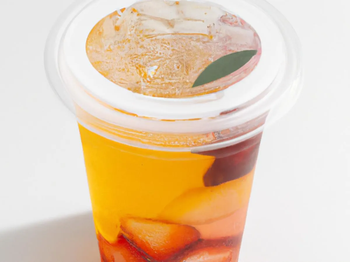 Oolong Lady Bug with Mango Jelly [Unsweetened]