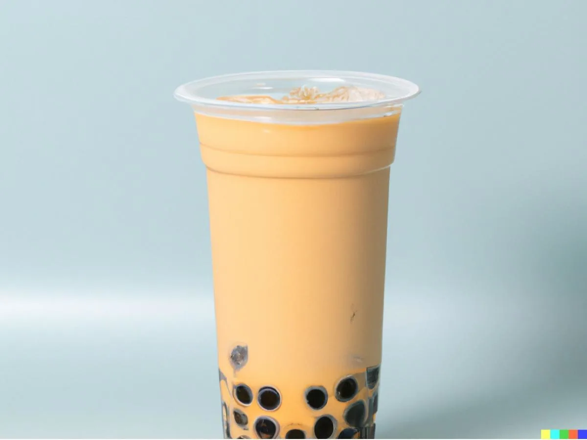 Oolong Milk Tea with Boba [25% Sweet]