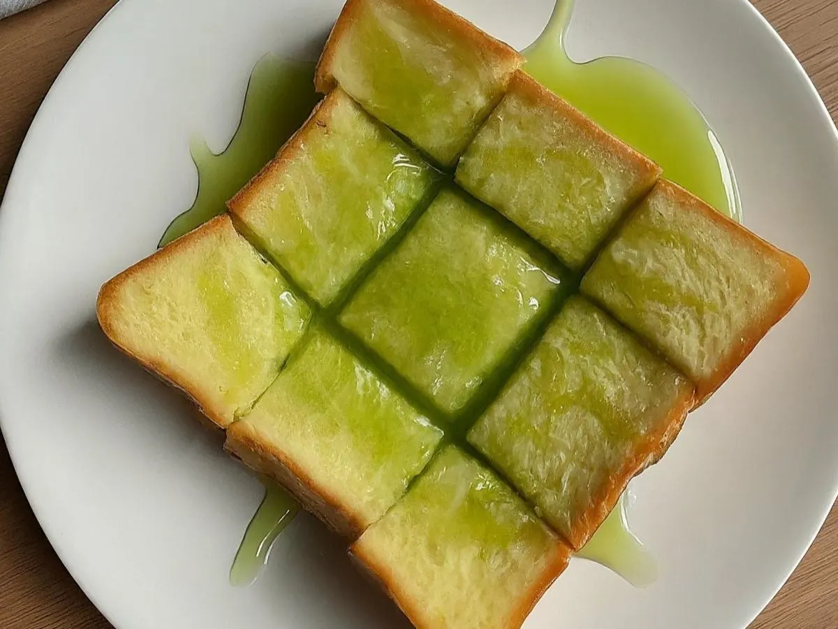 Honey Toast Pandan Lava Honey Toast Pandan Lava