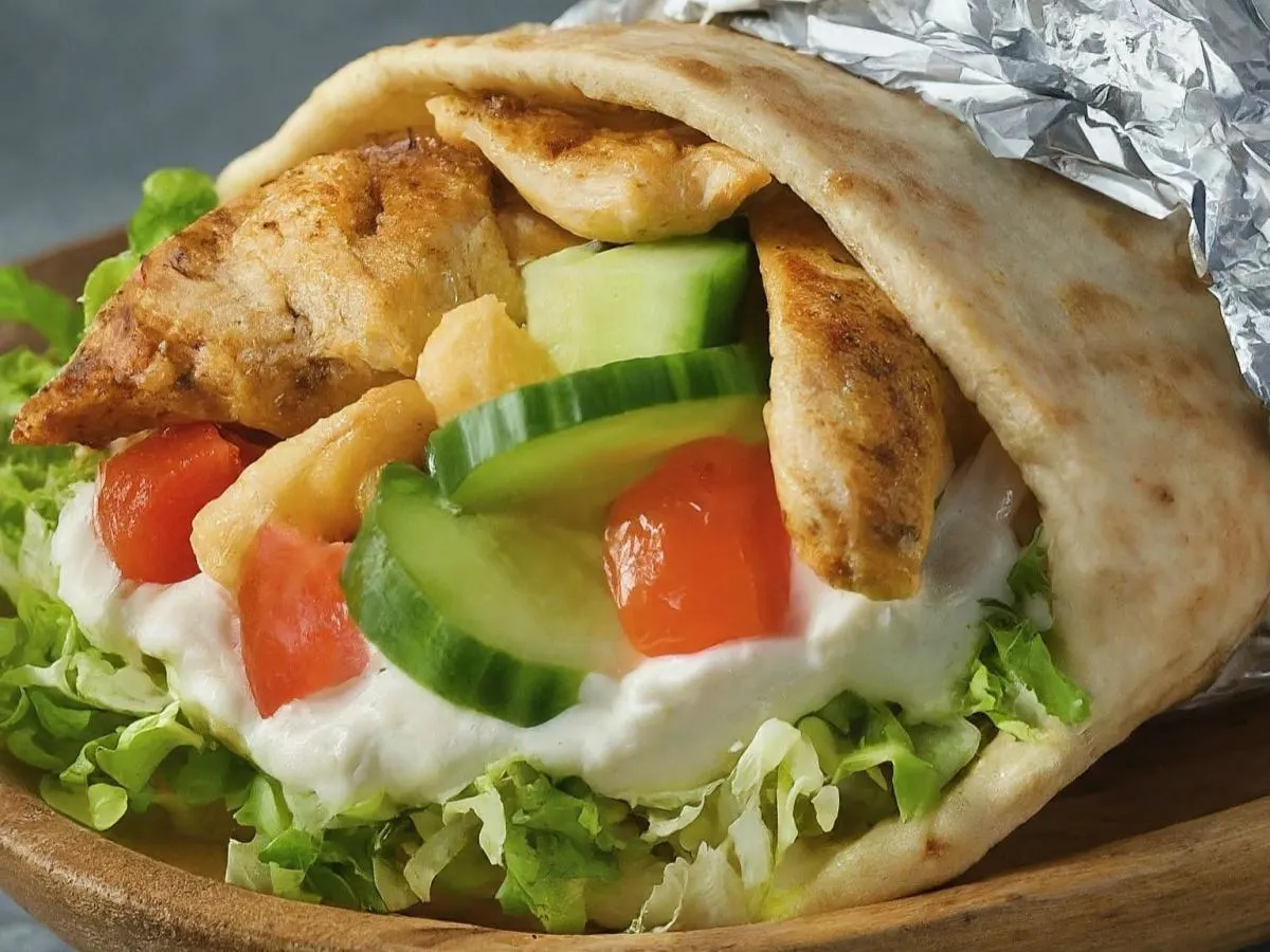 GF Chicken Gyro Wrap GF Chicken Gyro Wrap