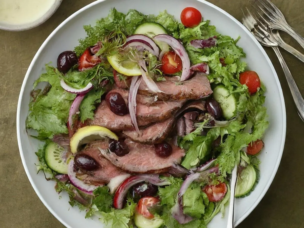 Lamb and Beef Doner Salad