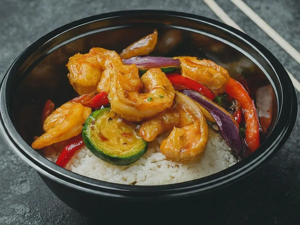 Szechuan Shrimp Boxed Meal