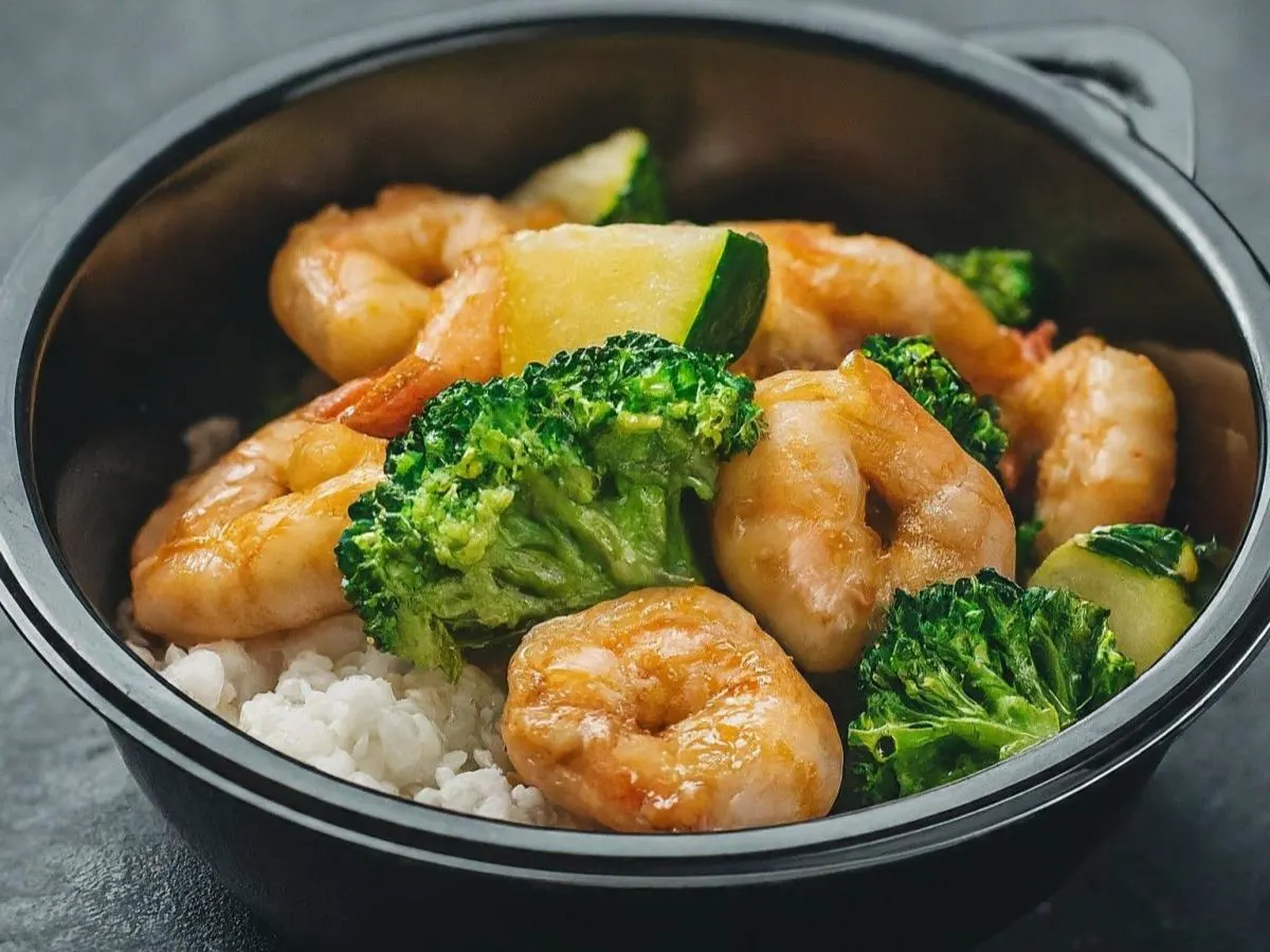 Garlic Shrimp Boxed Meal