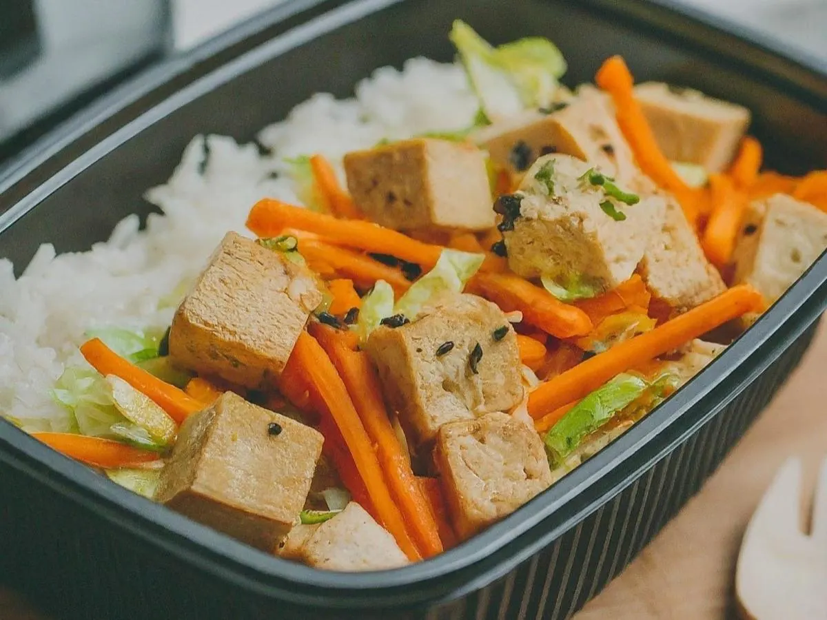 Tofu with Mixed Vegetables Boxed Meal