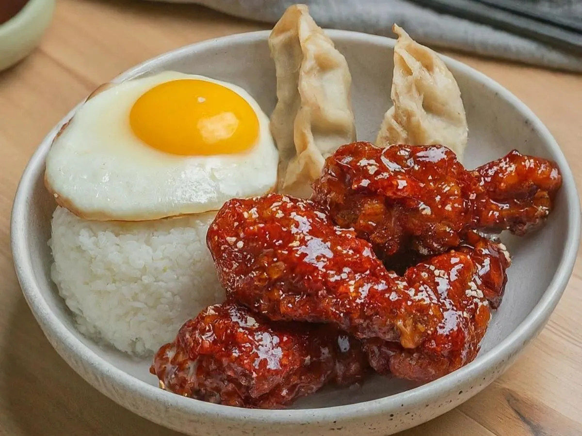 Sweet and Spicy Fried Chicken Bowl Sweet and Spicy Fried Chicken Bowl