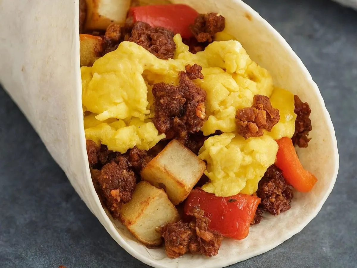 Gluten Free Vegan Chorizo Breakfast Burrito Gluten Free Vegan Chorizo Breakfast Burrito