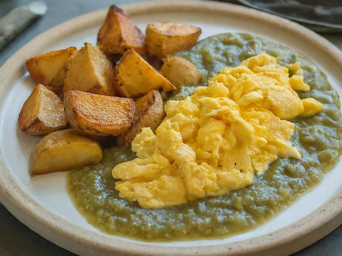 Chilaquiles with Breakfast Potatoes Chilaquiles with Breakfast Potatoes