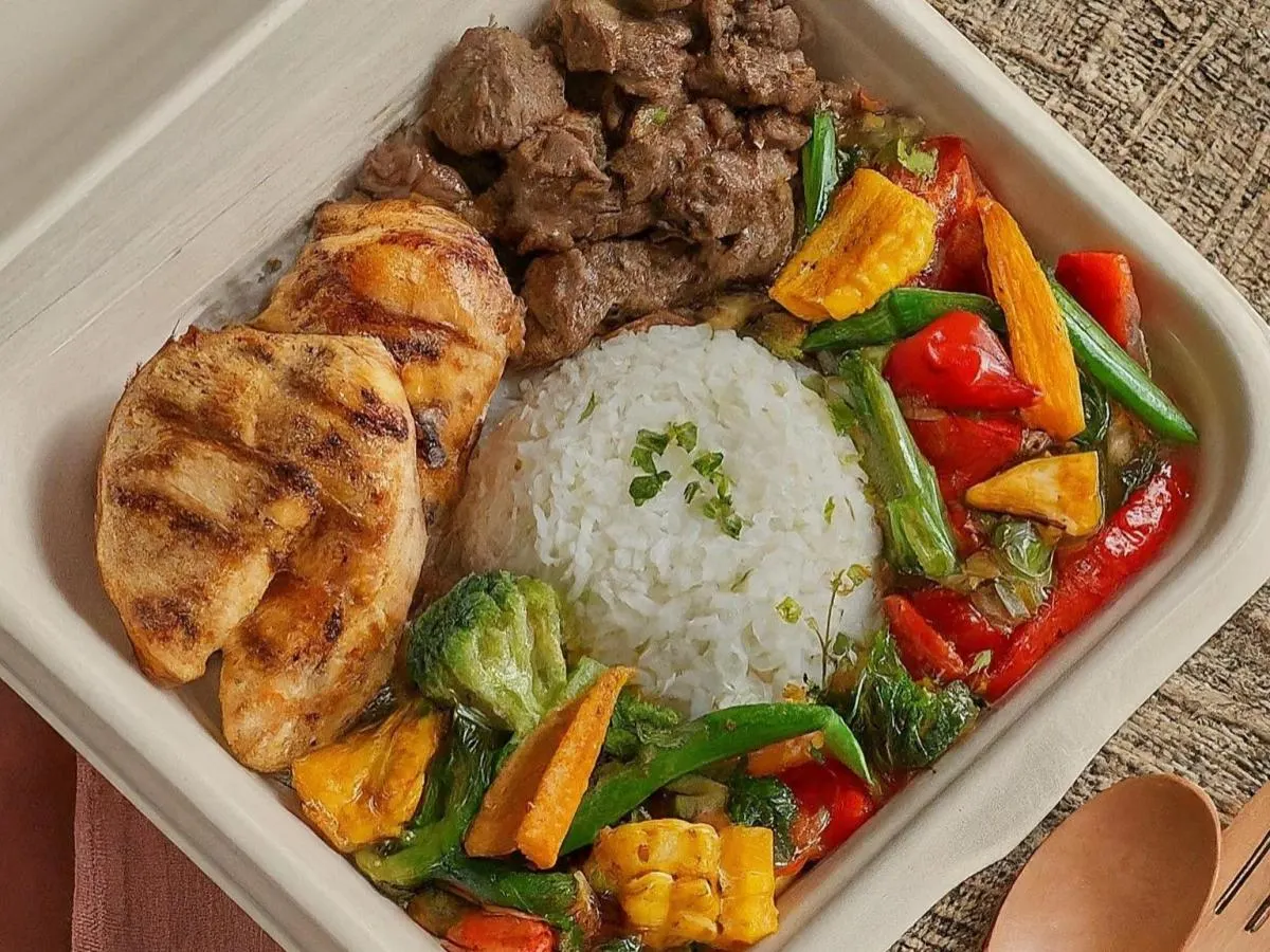 Chicken Inasal |Beef Kaldereta |White Rice |Tamarind Vegetable Stir Fry Chicken Inasal |Beef Kaldereta |White Rice |Tamarind Vegetable Stir Fry