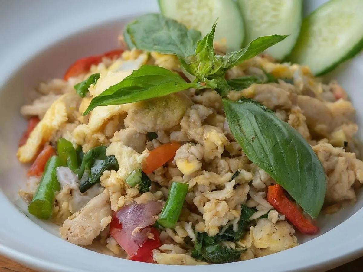 Basil Fried Rice | Chicken Basil Fried Rice | Chicken