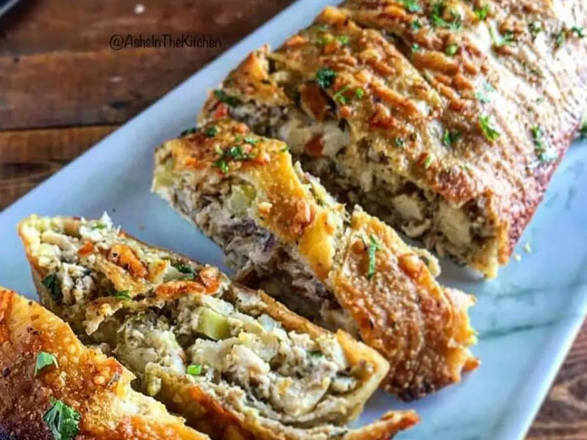 Chicken Alfredo Stromboli Chicken Alfredo Stromboli