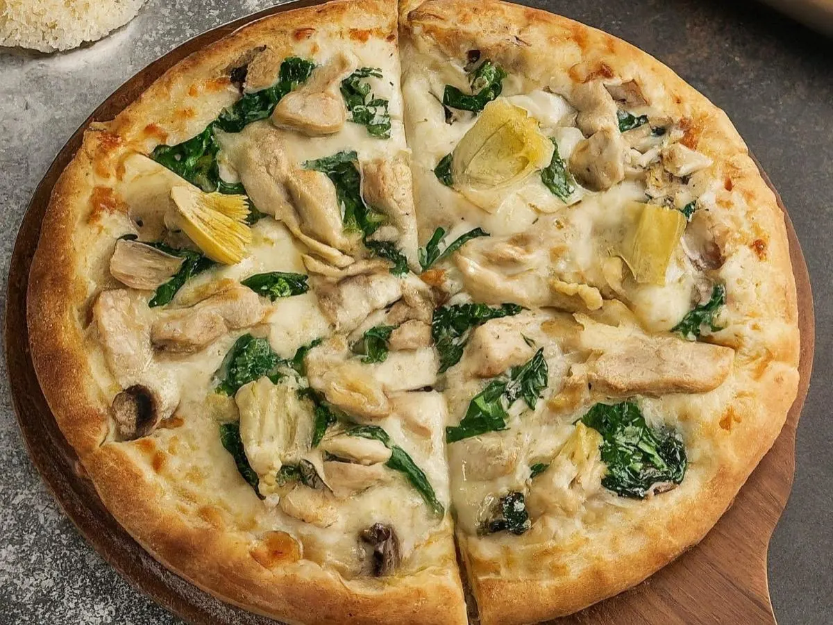 Chicken Alfredo Pizza Chicken Alfredo Pizza