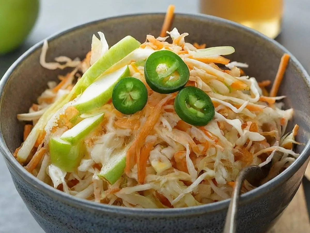 Apple Jalapeno Slaw Apple Jalapeno Slaw