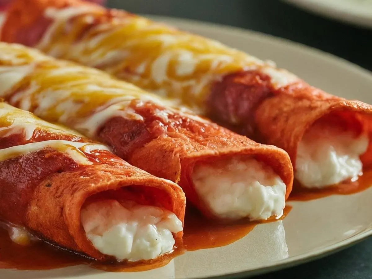 Red Cheese Enchiladas