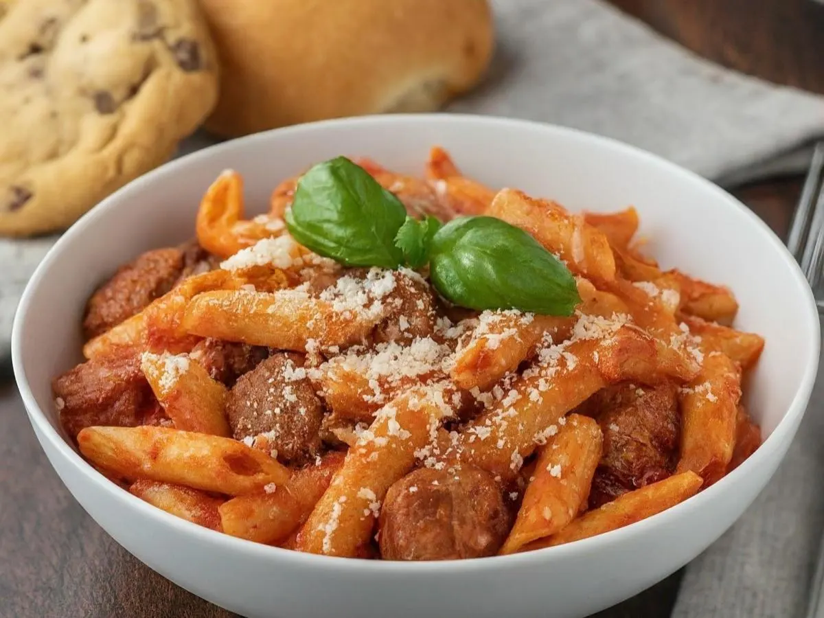 Pasta Marinara with Sausage