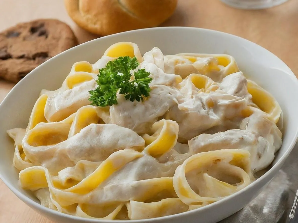 Fettuccine Alfredo with Chicken