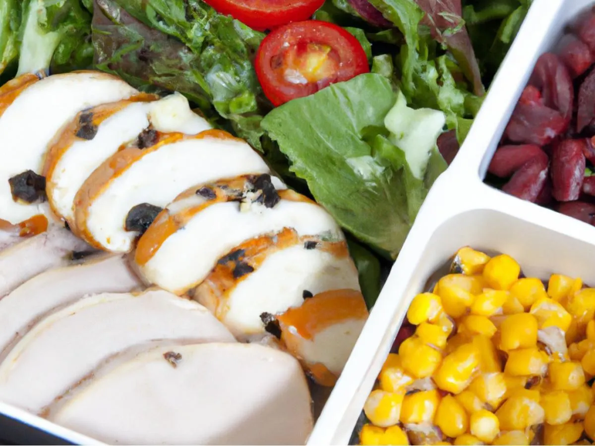Fresh Turkey Sandwich with Black Bean & Corn Salad Fresh Turkey Sandwich with Black Bean & Corn Salad