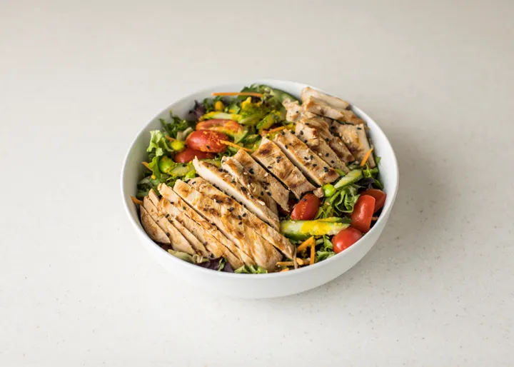 Chicken Breast Salad with Honey Lemon Dressing