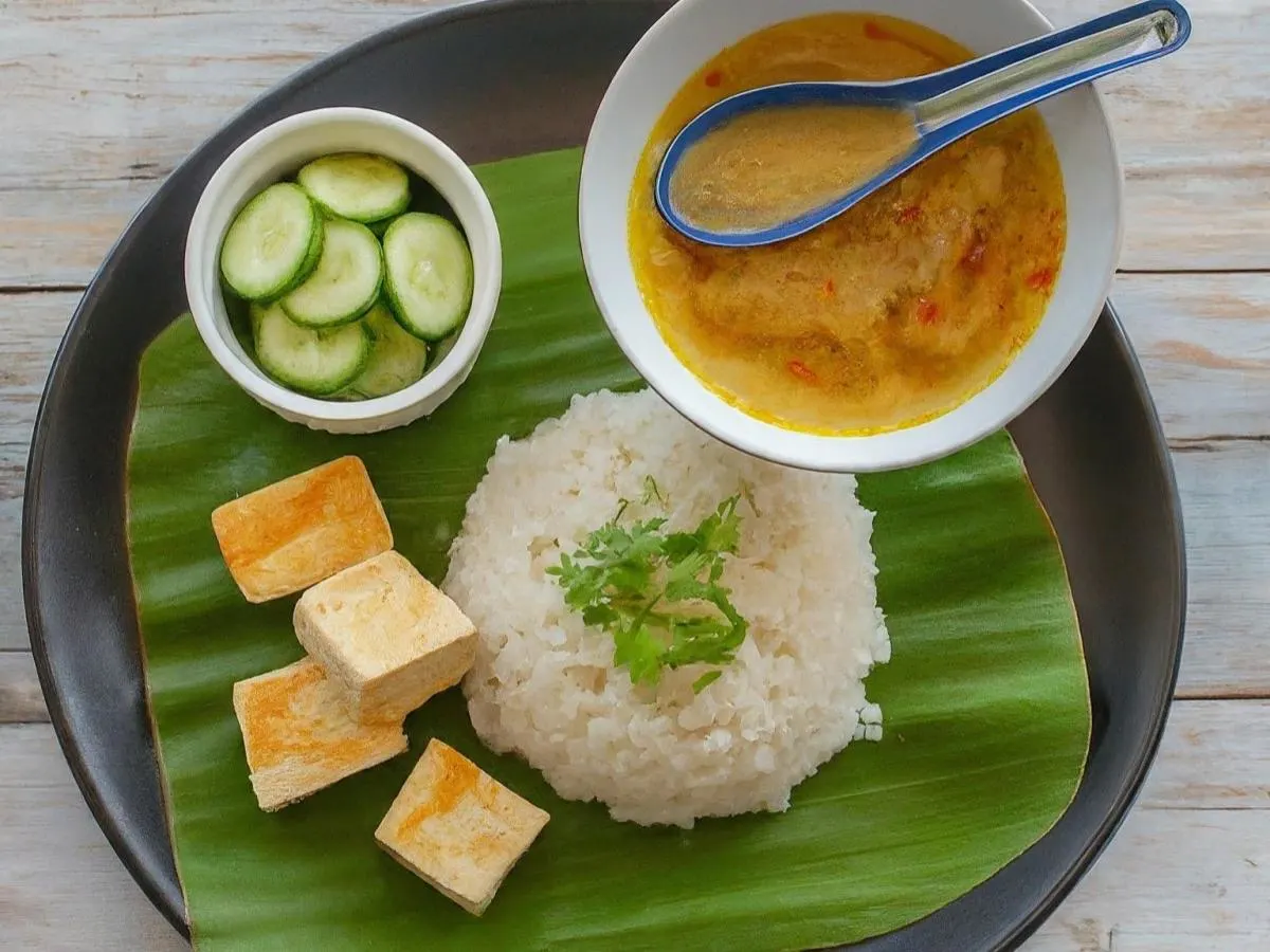 Khao Mun Tofu with Broth Khao Mun Tofu with Broth