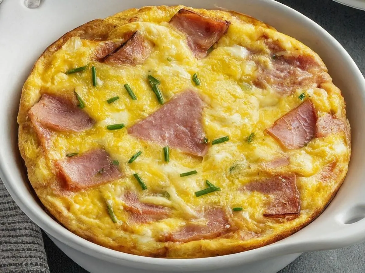 Ham & Vermont White Cheddar Frittata Ham & Vermont White Cheddar Frittata