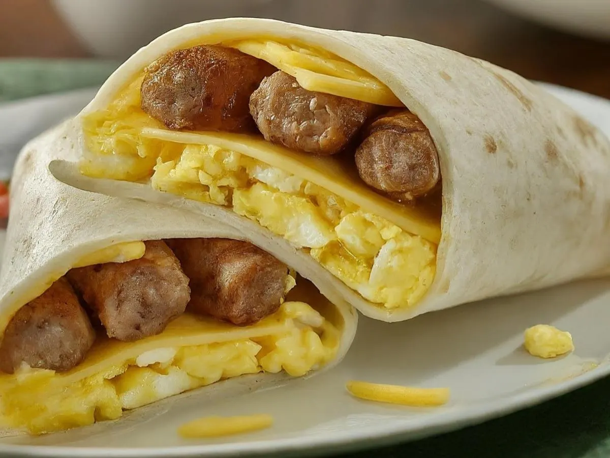 Sausage, Egg & Cheese Wrap Sausage, Egg & Cheese Wrap