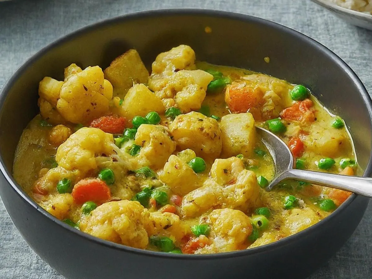 Indian Style Cooked Vegetables