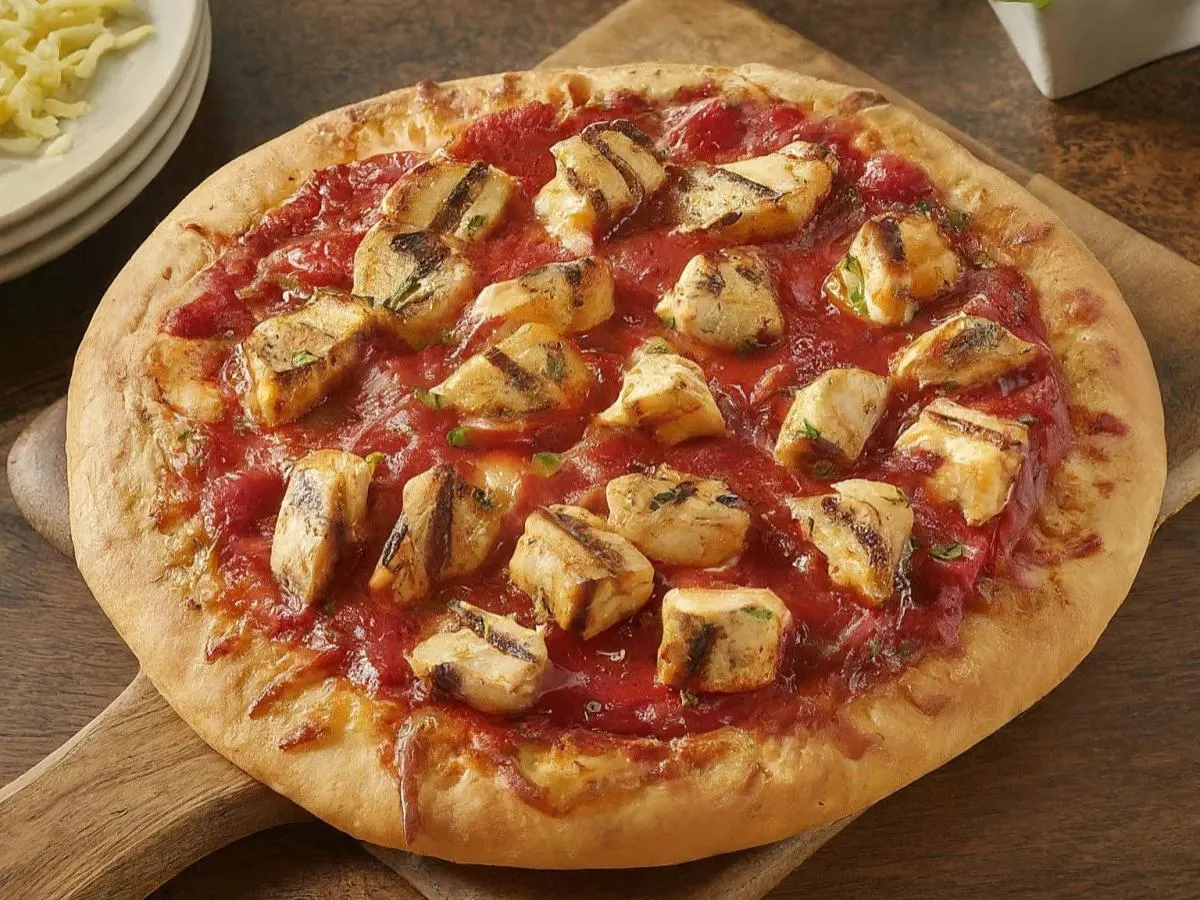 Dairy-Free X-Large Chicken Pizza (No Cheese)