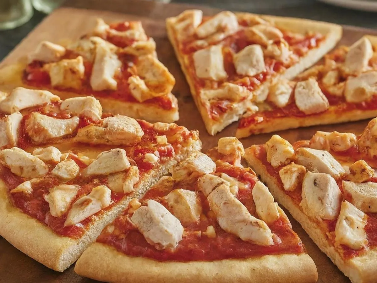 Dairy-Free Large Chicken Pizza (No Cheese)