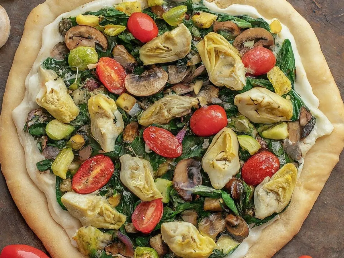 Small Gourmet Veggie Pizza (Vegetarian)