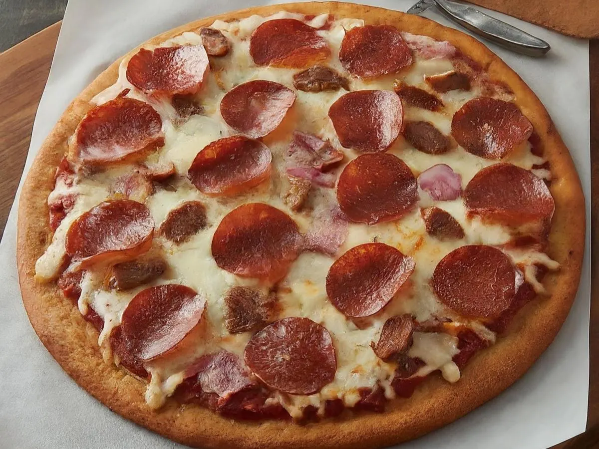 Small Montague's All Meat Marvel Pizza