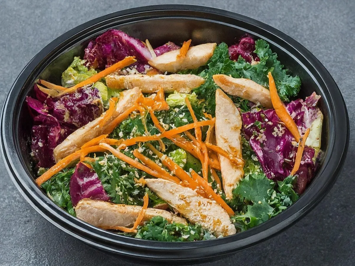 Asian Chicken Entree Salad (Sesame Lime Dressing) Asian Chicken Entree Salad (Sesame Lime Dressing)
