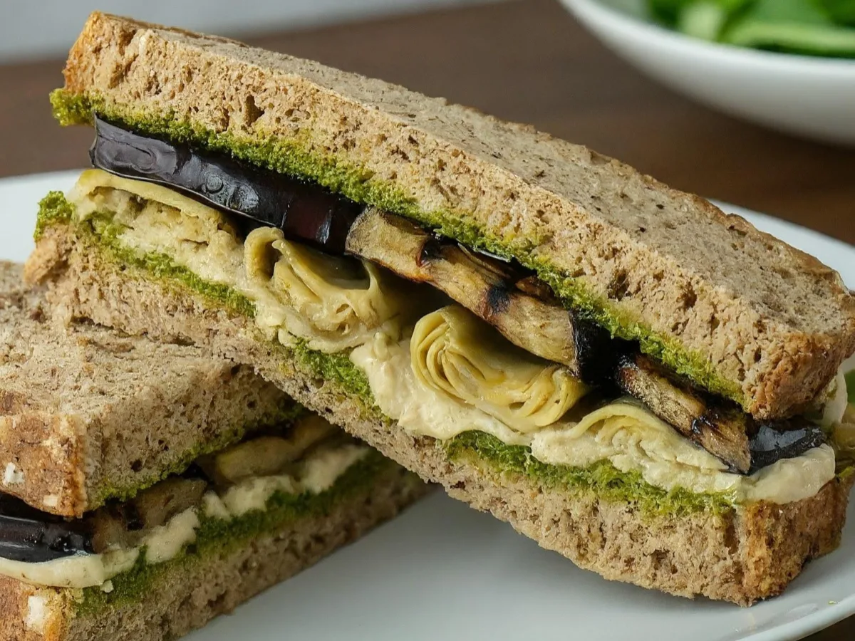 Gluten-Free Let's Not Meat Sandwich