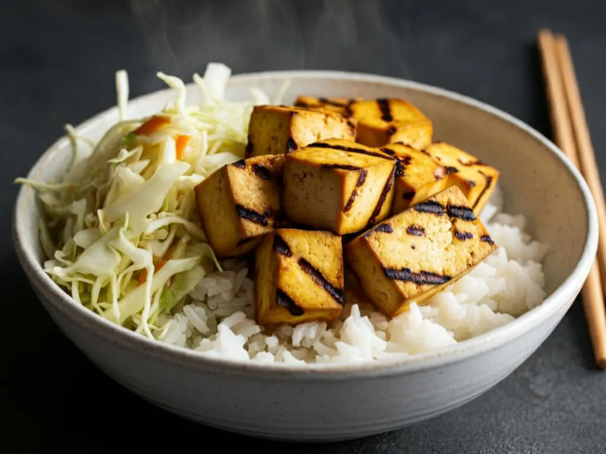 Gluten Free Grilled Tofu Bowl