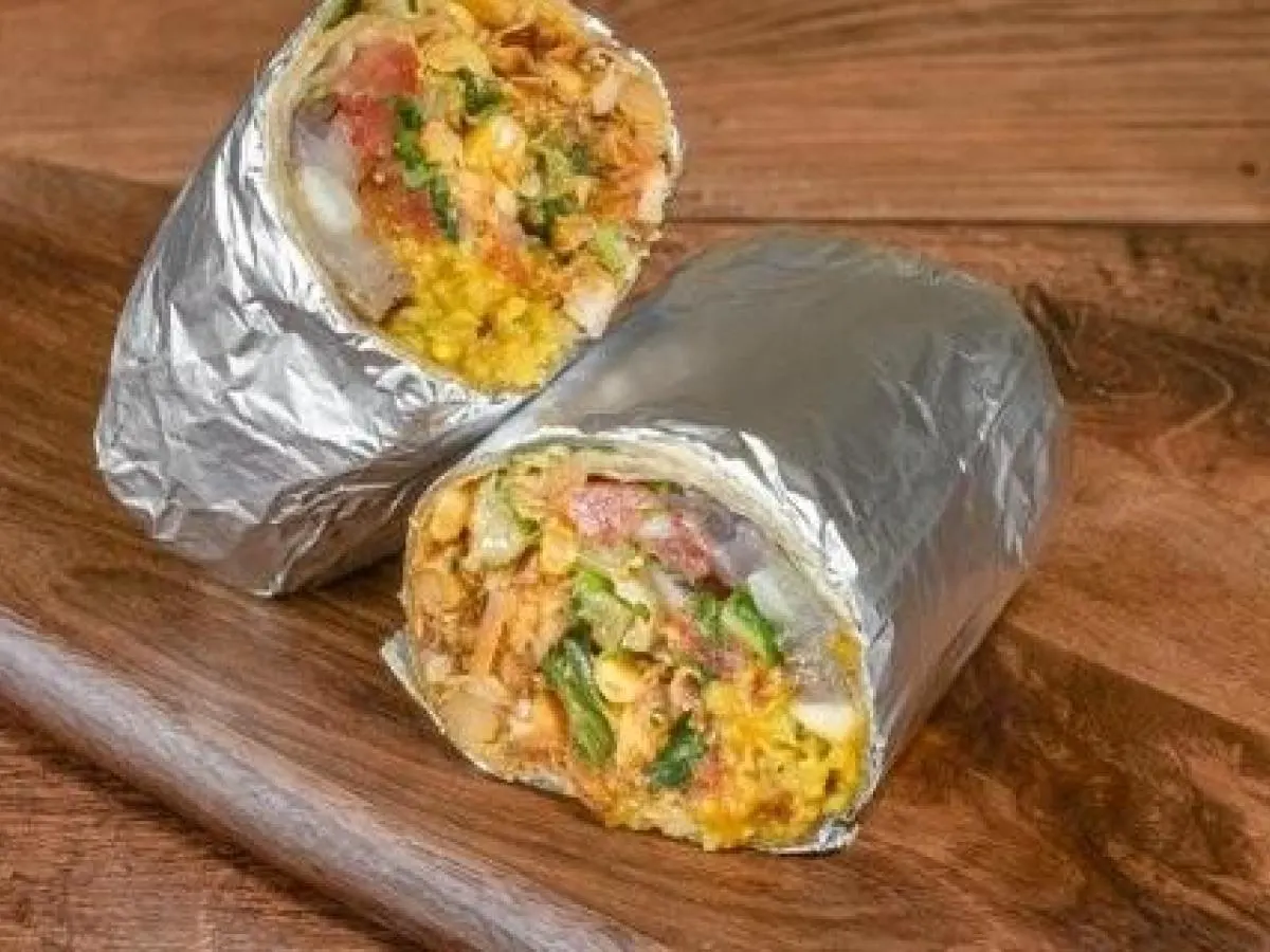 Paneer Tikka Burrito With White Flour Tortilla Paneer Tikka Burrito With White Flour Tortilla