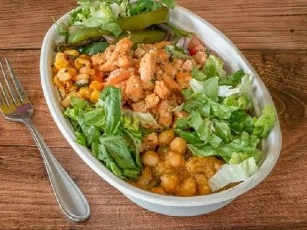Paneer Tikka Salad Bowl Paneer Tikka Salad Bowl