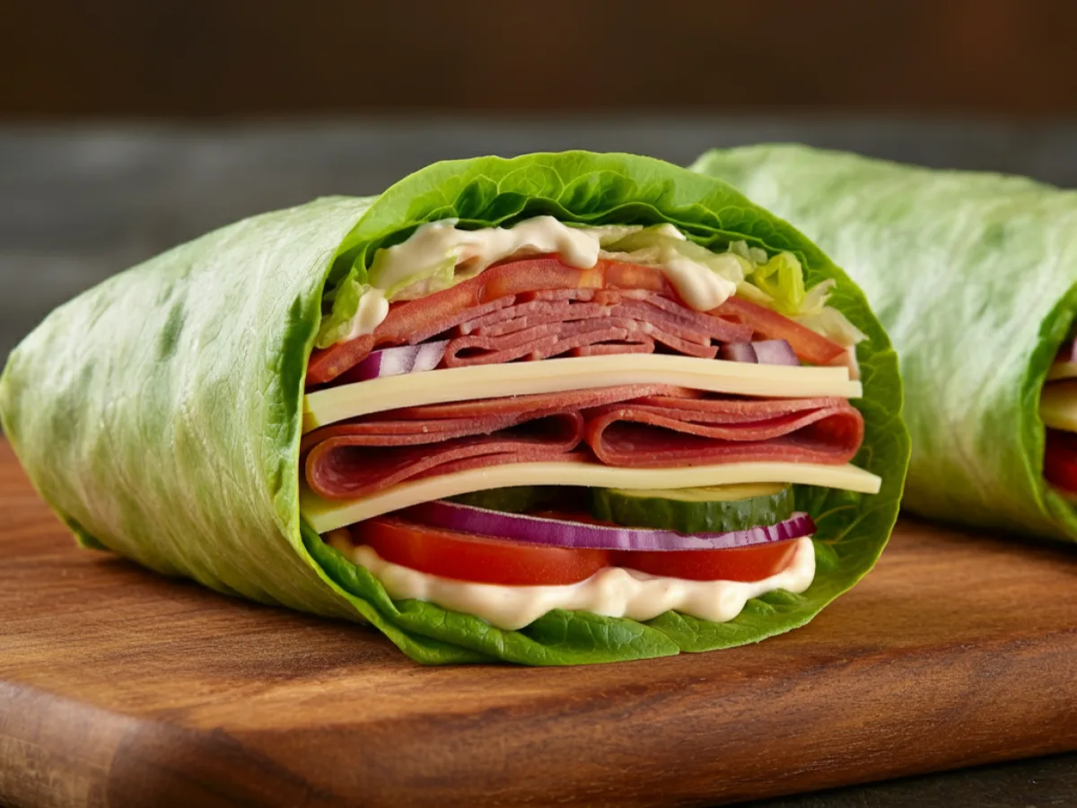 Lettuce Wrapped Spicy East Coast Italian Lettuce Wrapped Spicy East Coast Italian