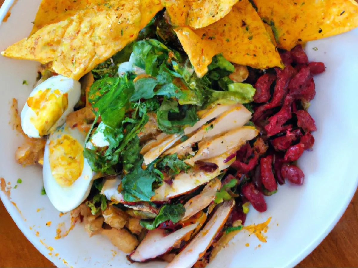[Flexport] BBQ Chicken Entree Salad with Ranch Dressing