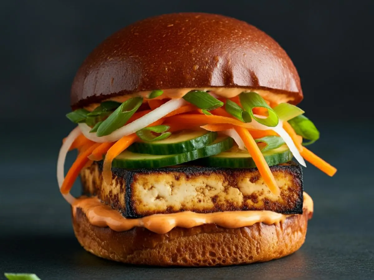 Seared Tofu Slider Seared Tofu Slider
